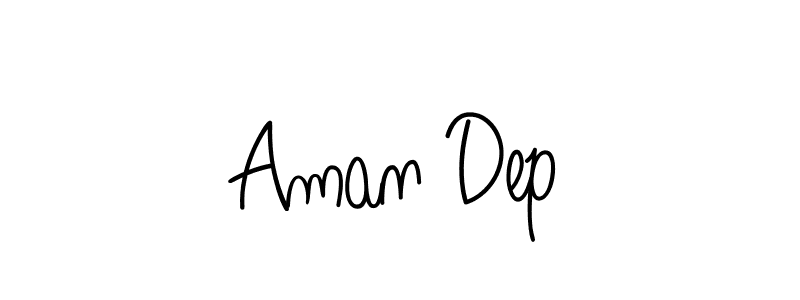 Angelique-Rose-font-FFP is a professional signature style that is perfect for those who want to add a touch of class to their signature. It is also a great choice for those who want to make their signature more unique. Get Aman Dep name to fancy signature for free. Aman Dep signature style 5 images and pictures png