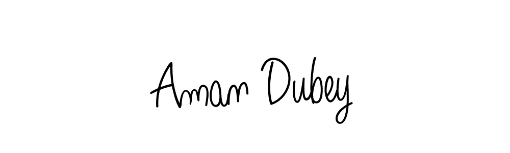 Make a beautiful signature design for name Aman Dubey. With this signature (Angelique-Rose-font-FFP) style, you can create a handwritten signature for free. Aman Dubey signature style 5 images and pictures png