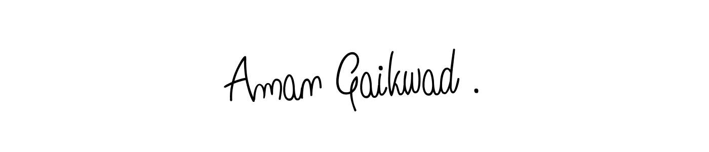 How to Draw Aman Gaikwad . signature style? Angelique-Rose-font-FFP is a latest design signature styles for name Aman Gaikwad .. Aman Gaikwad . signature style 5 images and pictures png