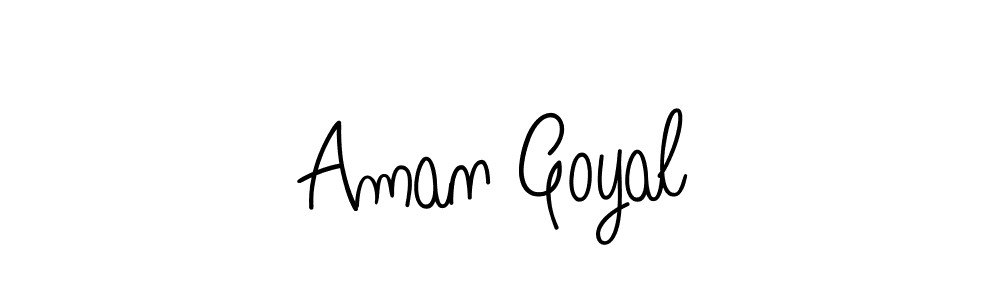 Aman Goyal stylish signature style. Best Handwritten Sign (Angelique-Rose-font-FFP) for my name. Handwritten Signature Collection Ideas for my name Aman Goyal. Aman Goyal signature style 5 images and pictures png