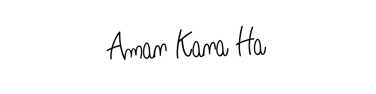 This is the best signature style for the Aman Kana Ha name. Also you like these signature font (Angelique-Rose-font-FFP). Mix name signature. Aman Kana Ha signature style 5 images and pictures png