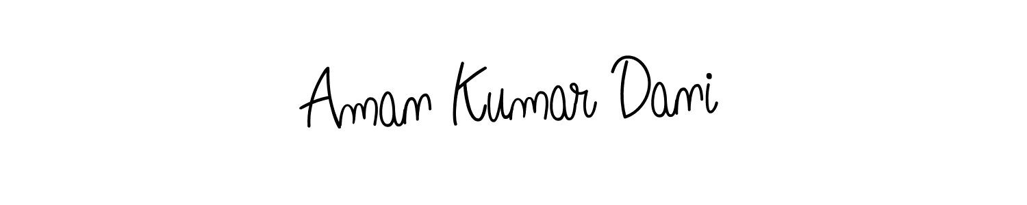 Here are the top 10 professional signature styles for the name Aman Kumar Dani. These are the best autograph styles you can use for your name. Aman Kumar Dani signature style 5 images and pictures png