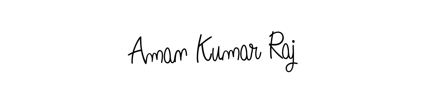 How to Draw Aman Kumar Raj signature style? Angelique-Rose-font-FFP is a latest design signature styles for name Aman Kumar Raj. Aman Kumar Raj signature style 5 images and pictures png