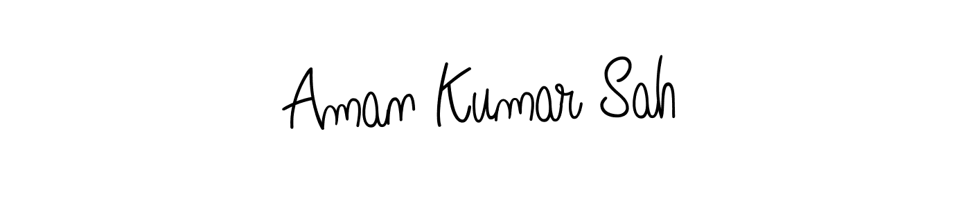 Create a beautiful signature design for name Aman Kumar Sah. With this signature (Angelique-Rose-font-FFP) fonts, you can make a handwritten signature for free. Aman Kumar Sah signature style 5 images and pictures png