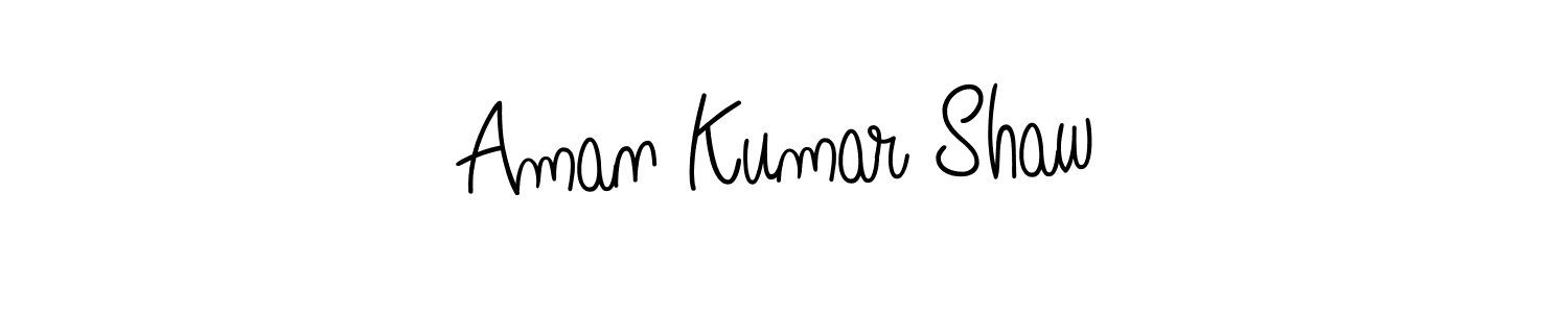Create a beautiful signature design for name Aman Kumar Shaw. With this signature (Angelique-Rose-font-FFP) fonts, you can make a handwritten signature for free. Aman Kumar Shaw signature style 5 images and pictures png