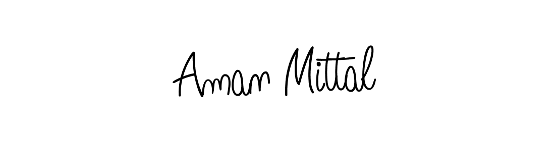 How to make Aman Mittal signature? Angelique-Rose-font-FFP is a professional autograph style. Create handwritten signature for Aman Mittal name. Aman Mittal signature style 5 images and pictures png