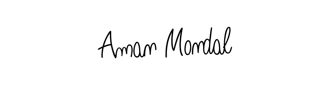 How to make Aman Mondal signature? Angelique-Rose-font-FFP is a professional autograph style. Create handwritten signature for Aman Mondal name. Aman Mondal signature style 5 images and pictures png