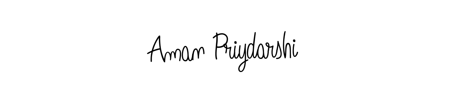 It looks lik you need a new signature style for name Aman Priydarshi. Design unique handwritten (Angelique-Rose-font-FFP) signature with our free signature maker in just a few clicks. Aman Priydarshi signature style 5 images and pictures png