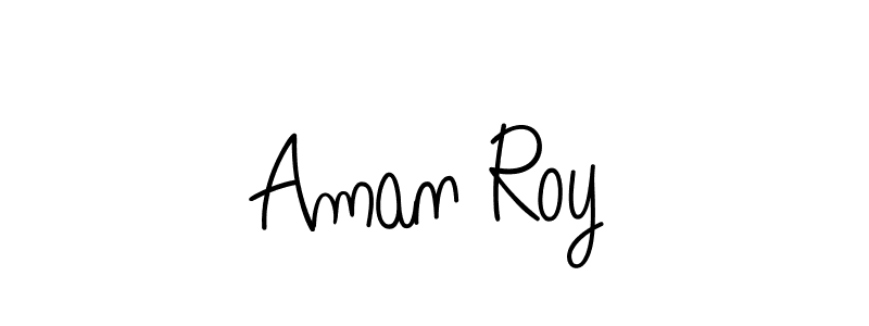 The best way (Angelique-Rose-font-FFP) to make a short signature is to pick only two or three words in your name. The name Aman Roy include a total of six letters. For converting this name. Aman Roy signature style 5 images and pictures png