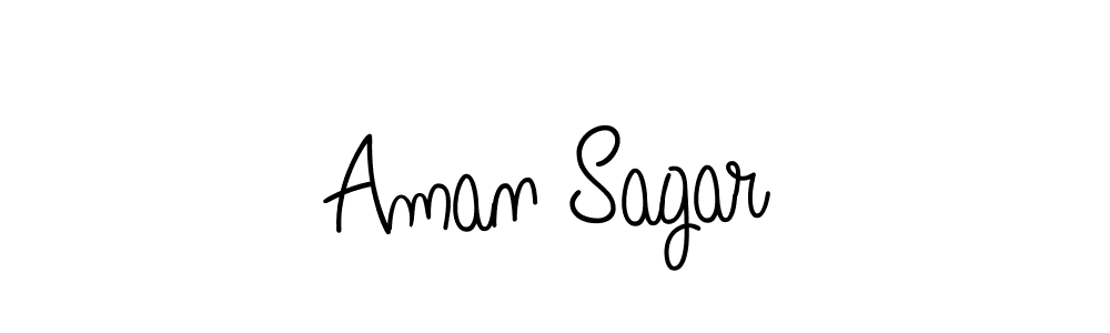 How to make Aman Sagar signature? Angelique-Rose-font-FFP is a professional autograph style. Create handwritten signature for Aman Sagar name. Aman Sagar signature style 5 images and pictures png