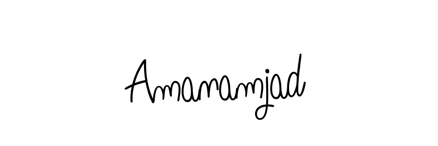 Make a beautiful signature design for name Amanamjad. Use this online signature maker to create a handwritten signature for free. Amanamjad signature style 5 images and pictures png