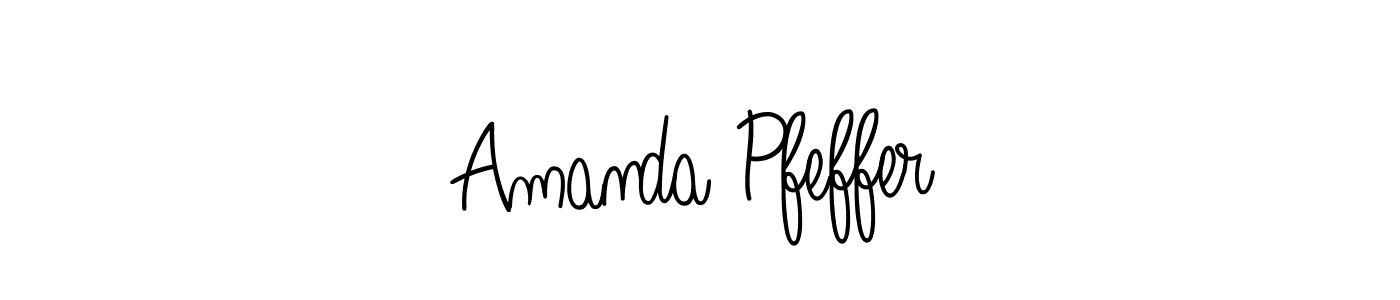 How to make Amanda Pfeffer name signature. Use Angelique-Rose-font-FFP style for creating short signs online. This is the latest handwritten sign. Amanda Pfeffer signature style 5 images and pictures png