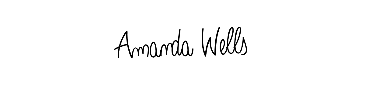 Best and Professional Signature Style for Amanda Wells. Angelique-Rose-font-FFP Best Signature Style Collection. Amanda Wells signature style 5 images and pictures png