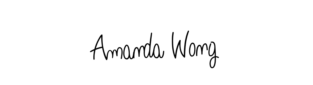 It looks lik you need a new signature style for name Amanda Wong. Design unique handwritten (Angelique-Rose-font-FFP) signature with our free signature maker in just a few clicks. Amanda Wong signature style 5 images and pictures png