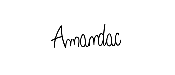 How to Draw Amandac signature style? Angelique-Rose-font-FFP is a latest design signature styles for name Amandac. Amandac signature style 5 images and pictures png