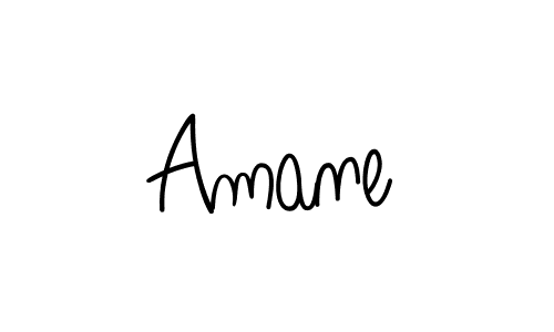 Use a signature maker to create a handwritten signature online. With this signature software, you can design (Angelique-Rose-font-FFP) your own signature for name Amane. Amane signature style 5 images and pictures png