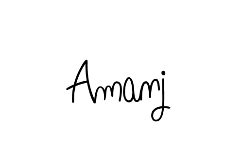 Once you've used our free online signature maker to create your best signature Angelique-Rose-font-FFP style, it's time to enjoy all of the benefits that Amanj name signing documents. Amanj signature style 5 images and pictures png