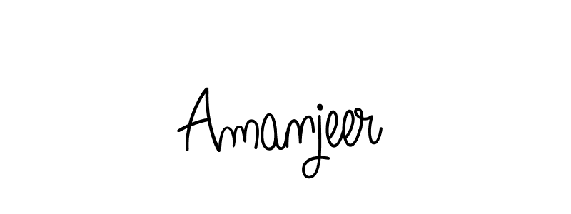 Create a beautiful signature design for name Amanjeer. With this signature (Angelique-Rose-font-FFP) fonts, you can make a handwritten signature for free. Amanjeer signature style 5 images and pictures png