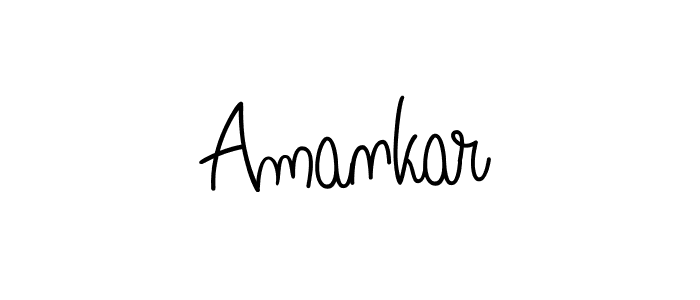 You should practise on your own different ways (Angelique-Rose-font-FFP) to write your name (Amankar) in signature. don't let someone else do it for you. Amankar signature style 5 images and pictures png