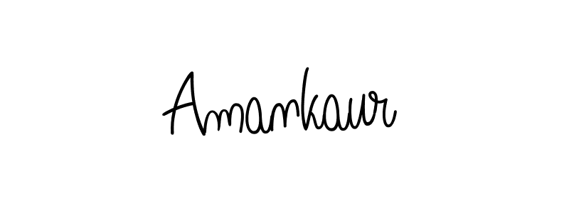 Also we have Amankaur name is the best signature style. Create professional handwritten signature collection using Angelique-Rose-font-FFP autograph style. Amankaur signature style 5 images and pictures png