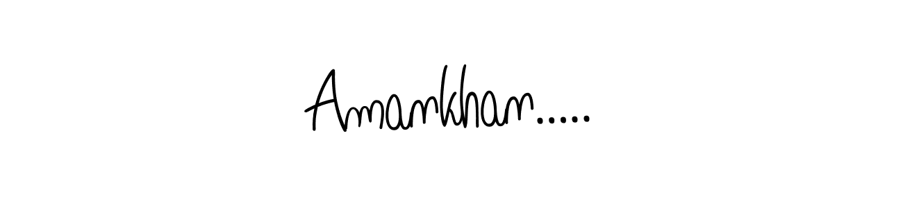 How to Draw Amankhan….. signature style? Angelique-Rose-font-FFP is a latest design signature styles for name Amankhan…... Amankhan….. signature style 5 images and pictures png