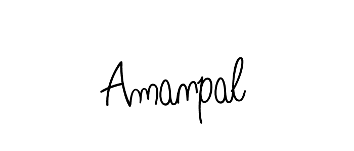 You should practise on your own different ways (Angelique-Rose-font-FFP) to write your name (Amanpal) in signature. don't let someone else do it for you. Amanpal signature style 5 images and pictures png