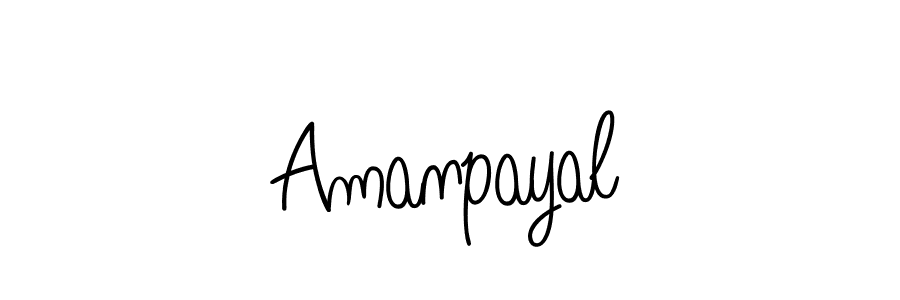 Amanpayal stylish signature style. Best Handwritten Sign (Angelique-Rose-font-FFP) for my name. Handwritten Signature Collection Ideas for my name Amanpayal. Amanpayal signature style 5 images and pictures png