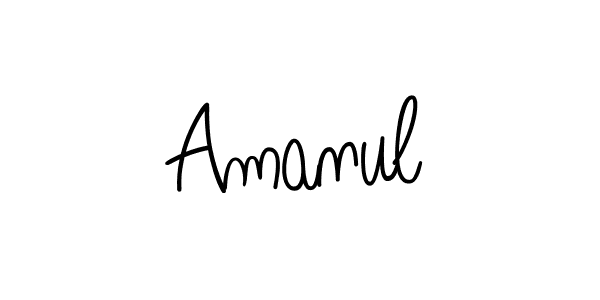 Once you've used our free online signature maker to create your best signature Angelique-Rose-font-FFP style, it's time to enjoy all of the benefits that Amanul name signing documents. Amanul signature style 5 images and pictures png