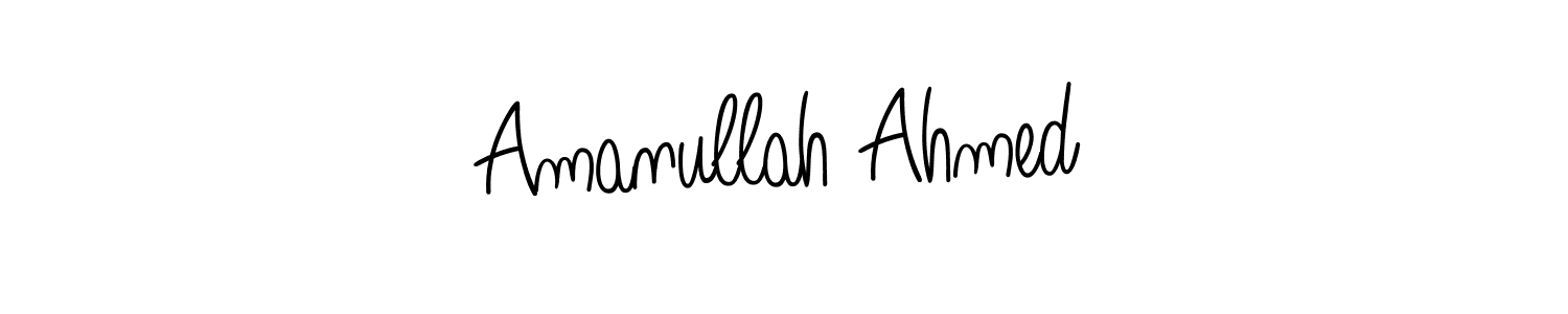 Make a beautiful signature design for name Amanullah Ahmed. Use this online signature maker to create a handwritten signature for free. Amanullah Ahmed signature style 5 images and pictures png