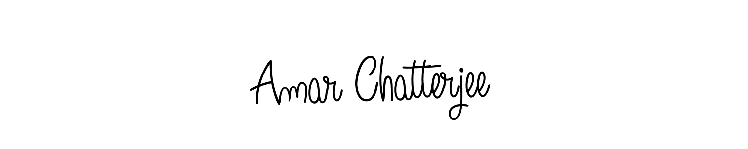 You should practise on your own different ways (Angelique-Rose-font-FFP) to write your name (Amar Chatterjee) in signature. don't let someone else do it for you. Amar Chatterjee signature style 5 images and pictures png