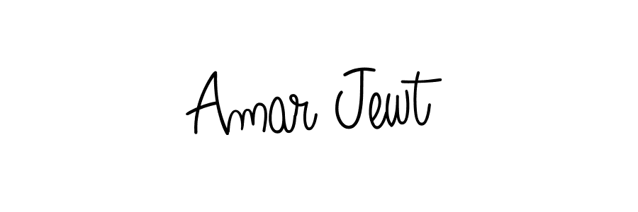 How to make Amar Jewt name signature. Use Angelique-Rose-font-FFP style for creating short signs online. This is the latest handwritten sign. Amar Jewt signature style 5 images and pictures png