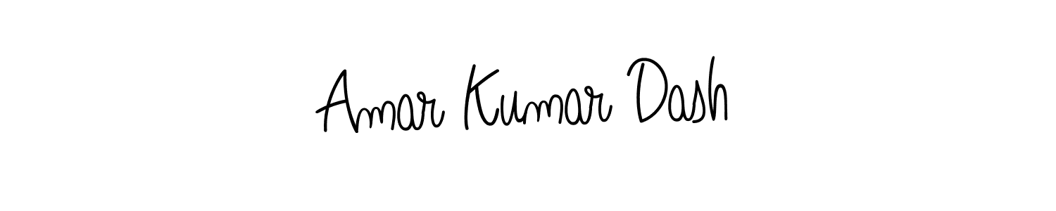 Make a beautiful signature design for name Amar Kumar Dash. With this signature (Angelique-Rose-font-FFP) style, you can create a handwritten signature for free. Amar Kumar Dash signature style 5 images and pictures png
