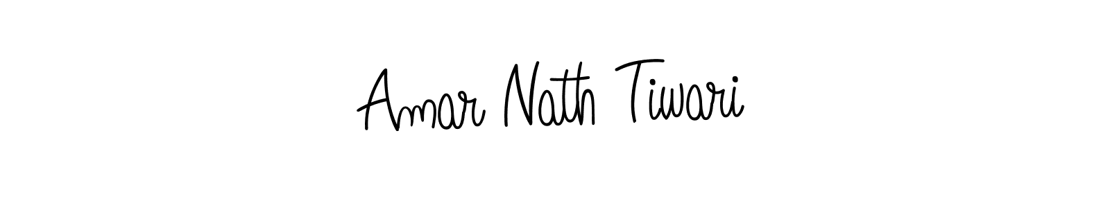 The best way (Angelique-Rose-font-FFP) to make a short signature is to pick only two or three words in your name. The name Amar Nath Tiwari include a total of six letters. For converting this name. Amar Nath Tiwari signature style 5 images and pictures png