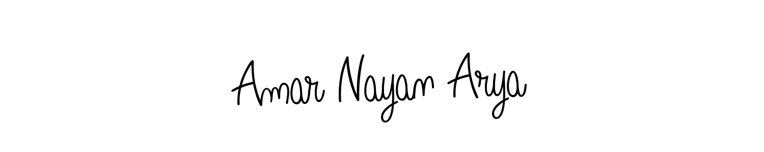 How to make Amar Nayan Arya signature? Angelique-Rose-font-FFP is a professional autograph style. Create handwritten signature for Amar Nayan Arya name. Amar Nayan Arya signature style 5 images and pictures png