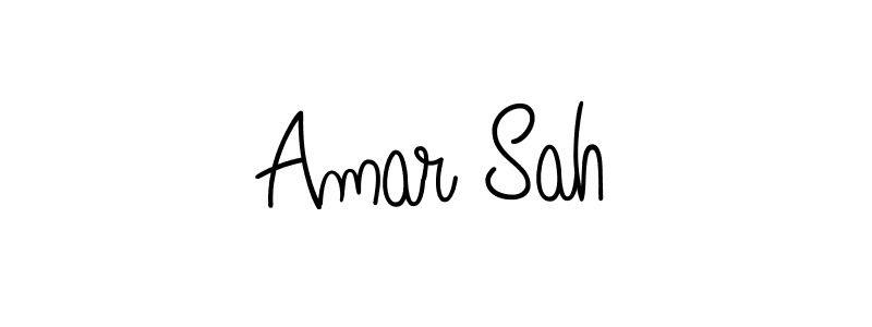 Create a beautiful signature design for name Amar Sah. With this signature (Angelique-Rose-font-FFP) fonts, you can make a handwritten signature for free. Amar Sah signature style 5 images and pictures png