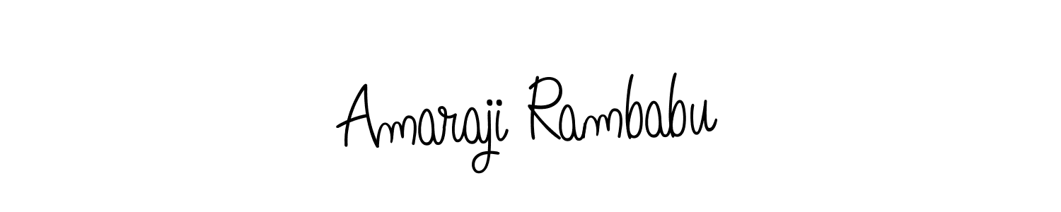 Angelique-Rose-font-FFP is a professional signature style that is perfect for those who want to add a touch of class to their signature. It is also a great choice for those who want to make their signature more unique. Get Amaraji Rambabu name to fancy signature for free. Amaraji Rambabu signature style 5 images and pictures png