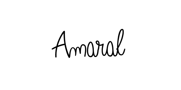 Make a beautiful signature design for name Amaral. Use this online signature maker to create a handwritten signature for free. Amaral signature style 5 images and pictures png