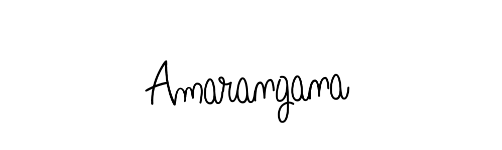 Amarangana stylish signature style. Best Handwritten Sign (Angelique-Rose-font-FFP) for my name. Handwritten Signature Collection Ideas for my name Amarangana. Amarangana signature style 5 images and pictures png