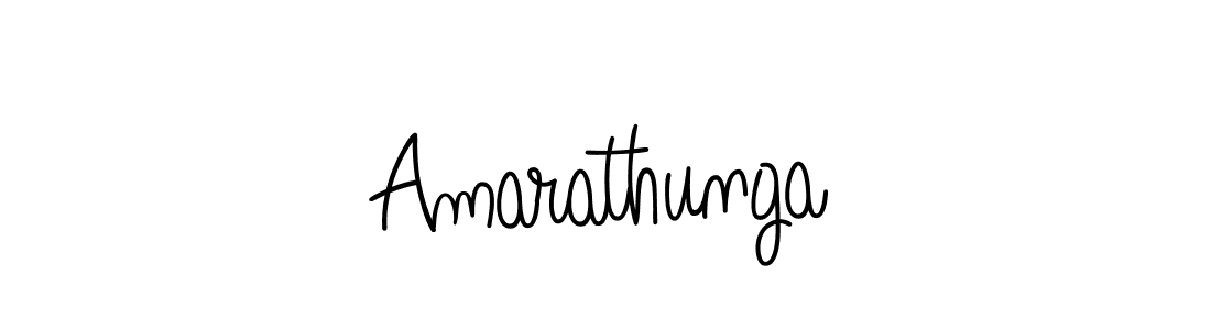 How to Draw Amarathunga signature style? Angelique-Rose-font-FFP is a latest design signature styles for name Amarathunga. Amarathunga signature style 5 images and pictures png