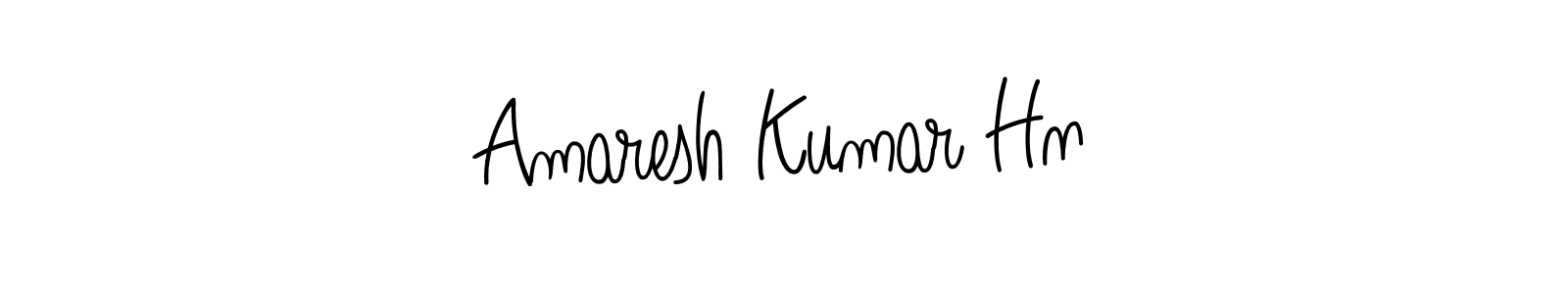 Amaresh Kumar Hn stylish signature style. Best Handwritten Sign (Angelique-Rose-font-FFP) for my name. Handwritten Signature Collection Ideas for my name Amaresh Kumar Hn. Amaresh Kumar Hn signature style 5 images and pictures png