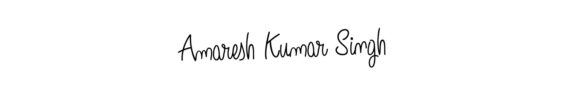 Create a beautiful signature design for name Amaresh Kumar Singh. With this signature (Angelique-Rose-font-FFP) fonts, you can make a handwritten signature for free. Amaresh Kumar Singh signature style 5 images and pictures png