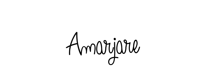 Amarjare stylish signature style. Best Handwritten Sign (Angelique-Rose-font-FFP) for my name. Handwritten Signature Collection Ideas for my name Amarjare. Amarjare signature style 5 images and pictures png