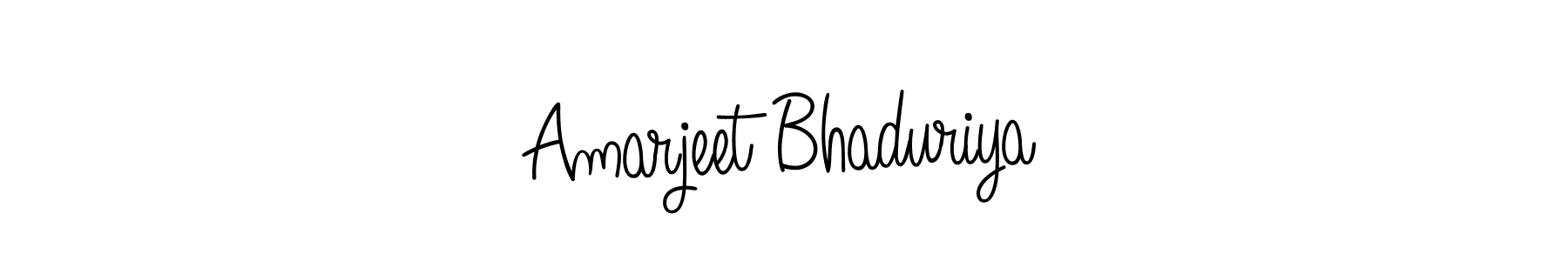 Also we have Amarjeet Bhaduriya name is the best signature style. Create professional handwritten signature collection using Angelique-Rose-font-FFP autograph style. Amarjeet Bhaduriya signature style 5 images and pictures png