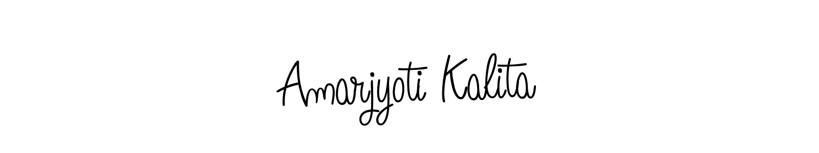 Create a beautiful signature design for name Amarjyoti Kalita. With this signature (Angelique-Rose-font-FFP) fonts, you can make a handwritten signature for free. Amarjyoti Kalita signature style 5 images and pictures png