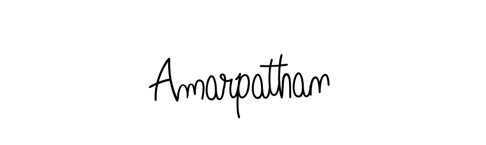 Design your own signature with our free online signature maker. With this signature software, you can create a handwritten (Angelique-Rose-font-FFP) signature for name Amarpathan. Amarpathan signature style 5 images and pictures png