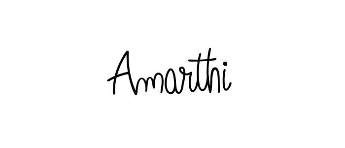 How to make Amarthi name signature. Use Angelique-Rose-font-FFP style for creating short signs online. This is the latest handwritten sign. Amarthi signature style 5 images and pictures png