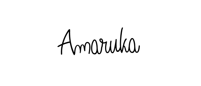 Make a beautiful signature design for name Amaruka. Use this online signature maker to create a handwritten signature for free. Amaruka signature style 5 images and pictures png