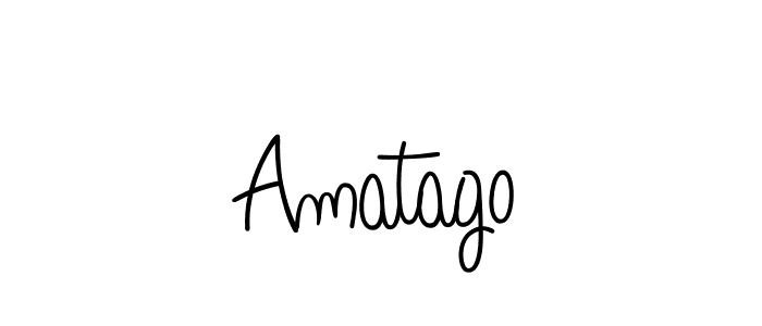 Create a beautiful signature design for name Amatago. With this signature (Angelique-Rose-font-FFP) fonts, you can make a handwritten signature for free. Amatago signature style 5 images and pictures png