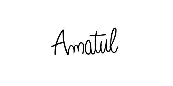 Once you've used our free online signature maker to create your best signature Angelique-Rose-font-FFP style, it's time to enjoy all of the benefits that Amatul name signing documents. Amatul signature style 5 images and pictures png