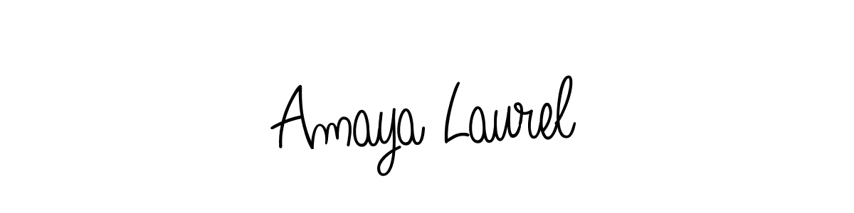 Make a short Amaya Laurel signature style. Manage your documents anywhere anytime using Angelique-Rose-font-FFP. Create and add eSignatures, submit forms, share and send files easily. Amaya Laurel signature style 5 images and pictures png